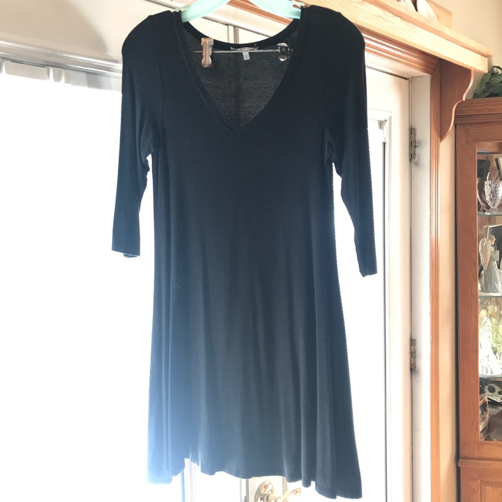 Black Charlotte Russe 1/2 sleeve dress